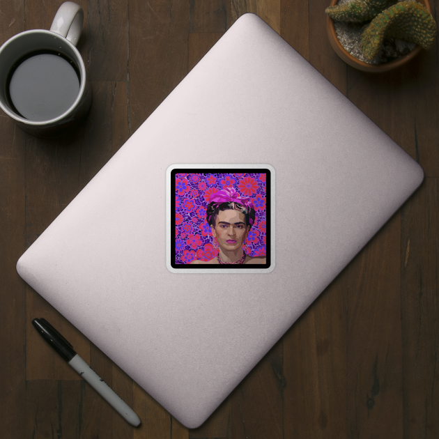 Frida in Purple by Lynndarakos